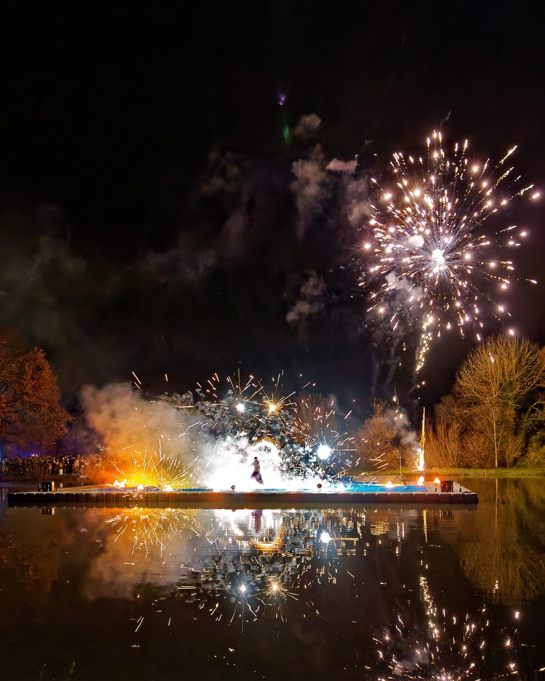 Spectacle de feu pyrotechnique prestige Compagnie Belizama