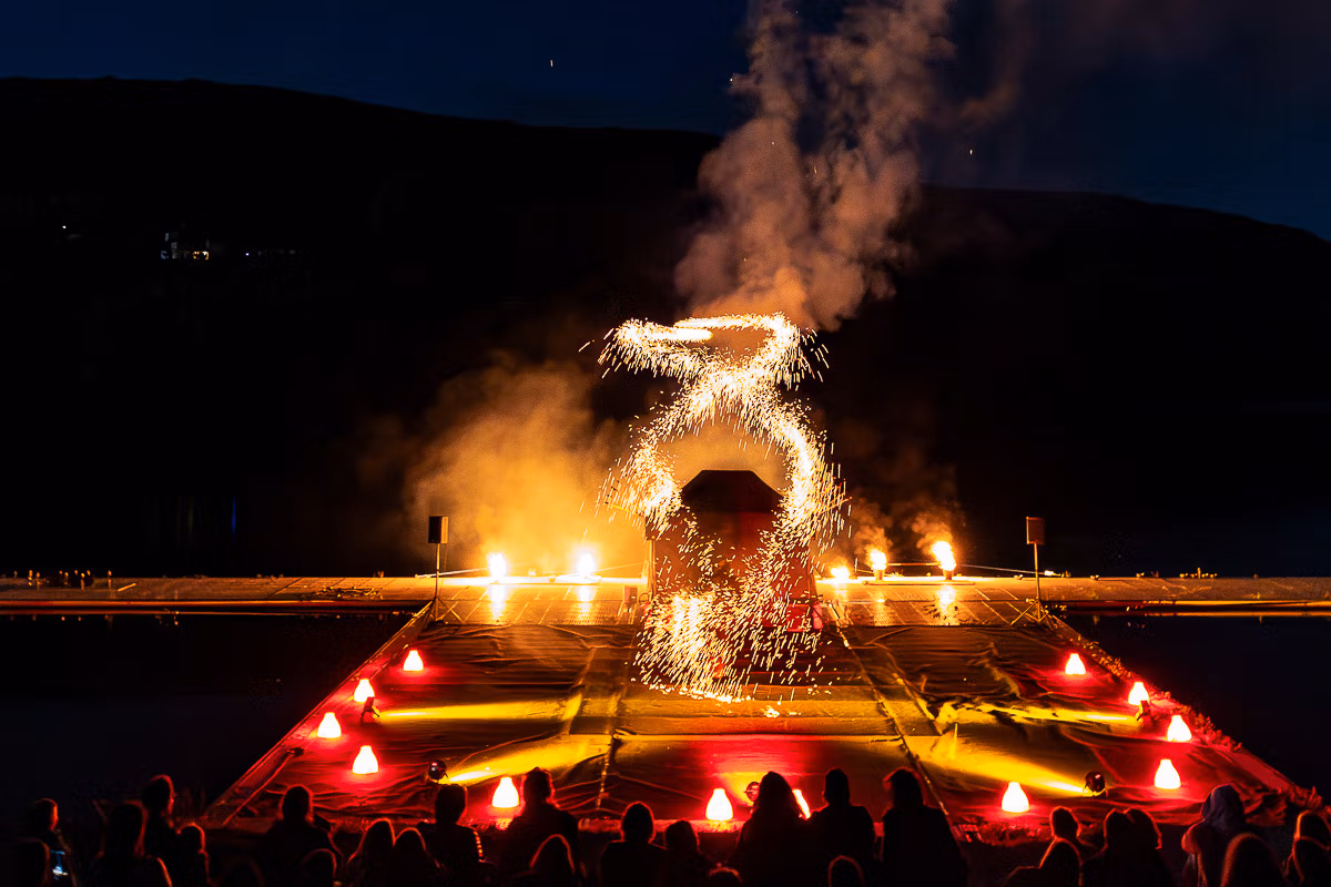 Spectacle de feu à Tours par la Compagnie Belizama, une référence de prestige en Indre-et-Loire.